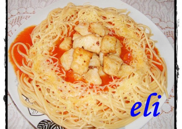 Fotografia przedstawiająca Rybne spagetti Eli