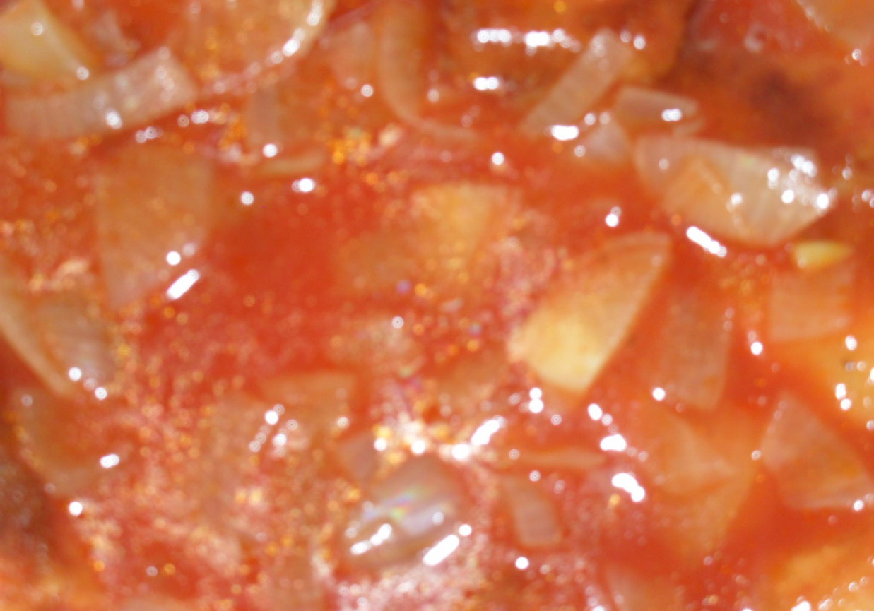 Ryby pieczone w zalewie pomidorowej foto