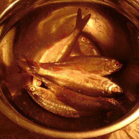 Krok 1 - Ryby smażone z cebulką foto