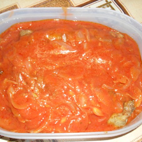 Krok 3 - ryby w pomidorowej zaprawie foto