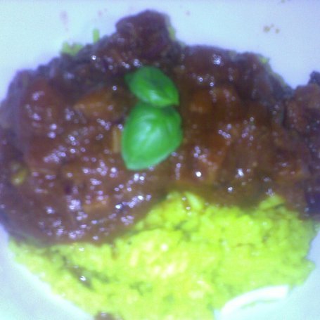 Krok 4 - ryż curry z sosem pomidorowym foto
