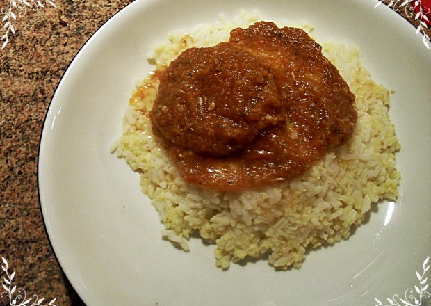 Fotografia przedstawiająca Ryż i kasza w warzywnym sosie
