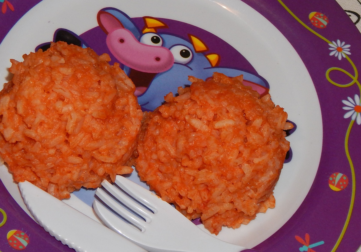 Ryż marchewkowo-pomidorowy foto