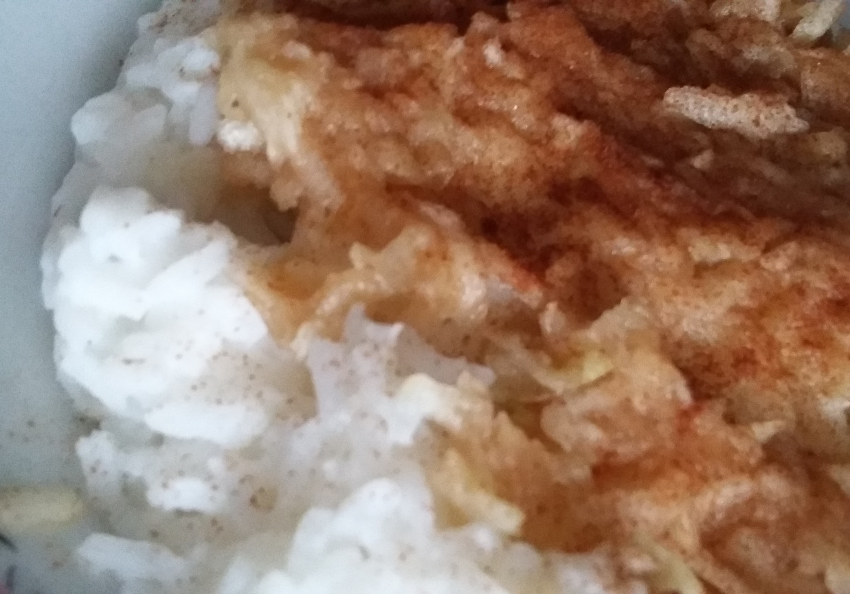 Ryż na słodko w jabłuszkowym wydaniu  foto