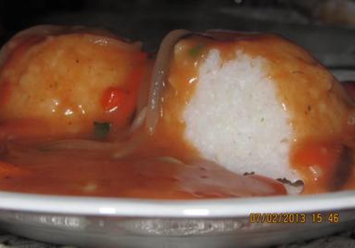 ryż w sosie warzywnym foto