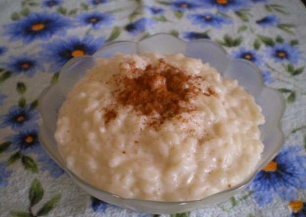 Fotografia przedstawiająca Ryż waniliowy na mleku