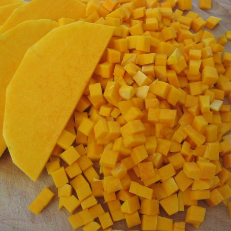 Krok 1 - Ryż z dyniowym puree i pikantną salsą foto