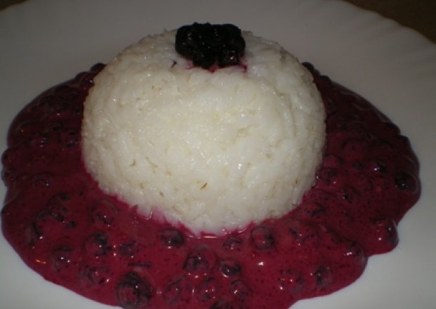 Fotografia przedstawiająca Ryż z jagodami