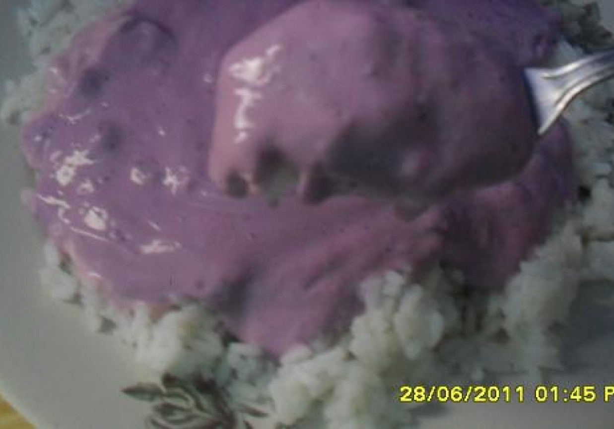 ryż z jogurtem. foto