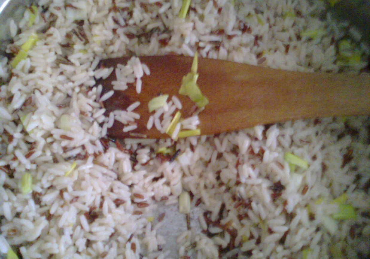 ryż z porem foto