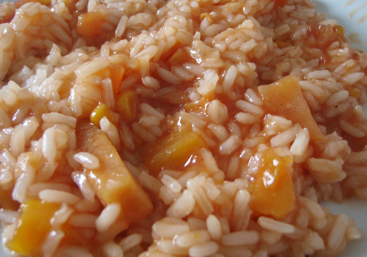 Ryż z sosem słodko- kwaśnym (przepis podstawowy) foto