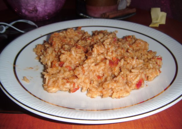 Fotografia przedstawiająca Ryż z sosem sojowym