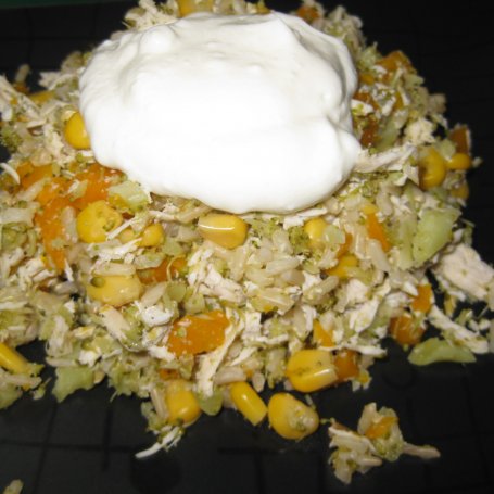 Krok 5 - ryż z warzywami i jogurtem greckim foto