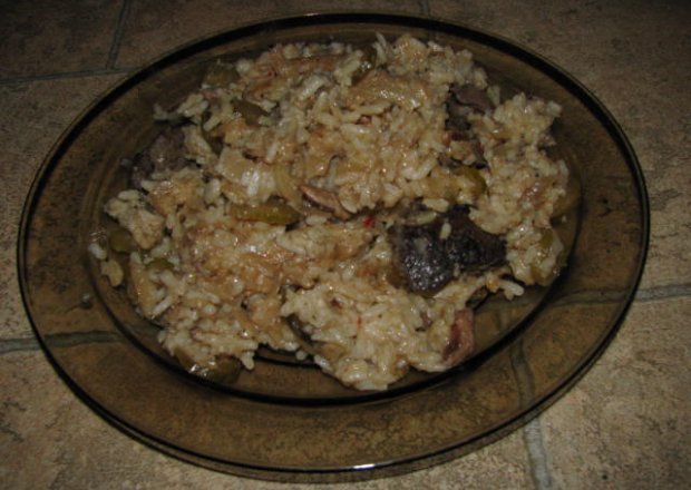 Fotografia przedstawiająca Ryż z wątróbką