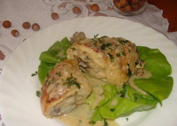 Fotografia przedstawiająca Saciwi lub prościej kurczak w sosie orzechowym