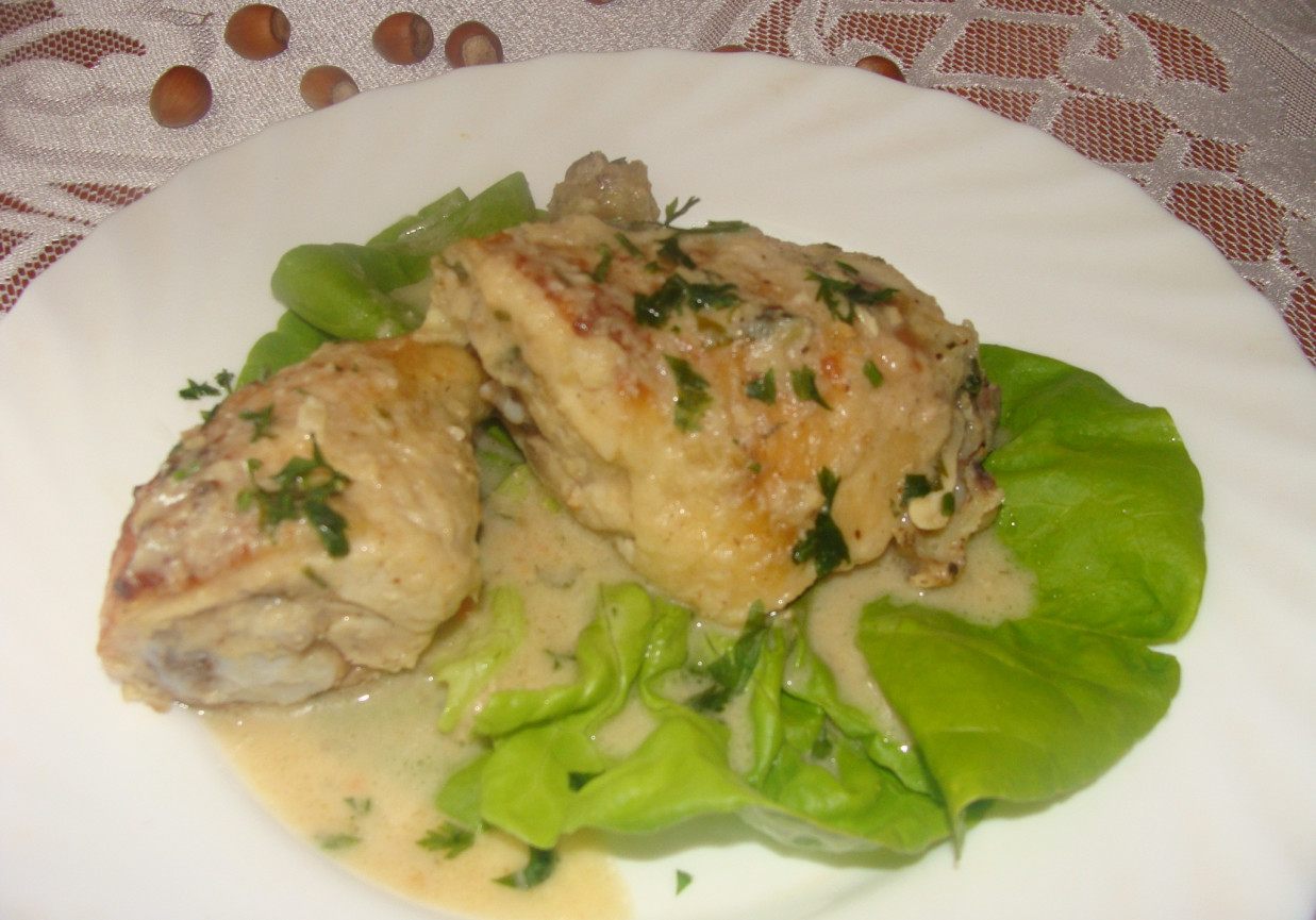 Saciwi lub prościej kurczak w sosie orzechowym foto