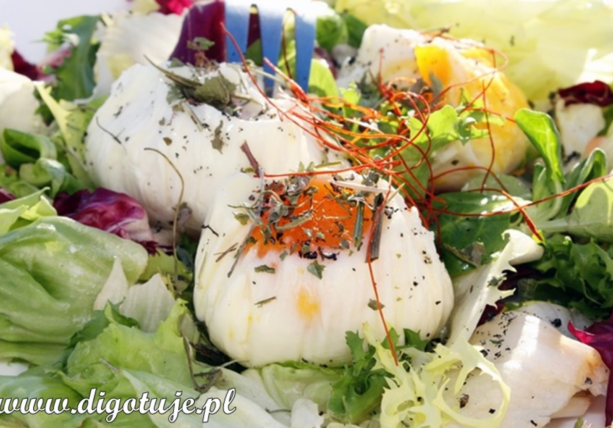 Sakiewki - jajka gotowane w folii spożywczej  foto