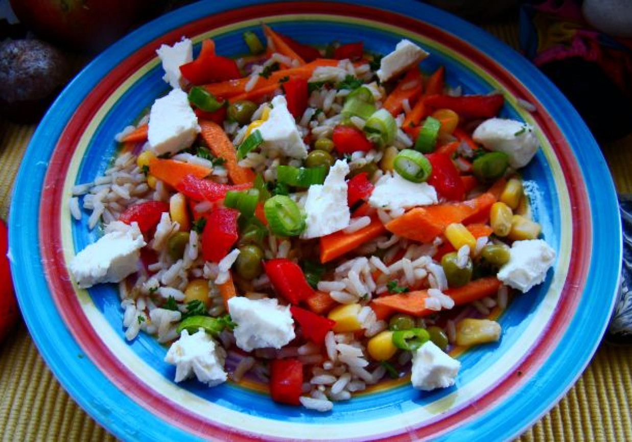 Sałata ryżano -warzywna foto
