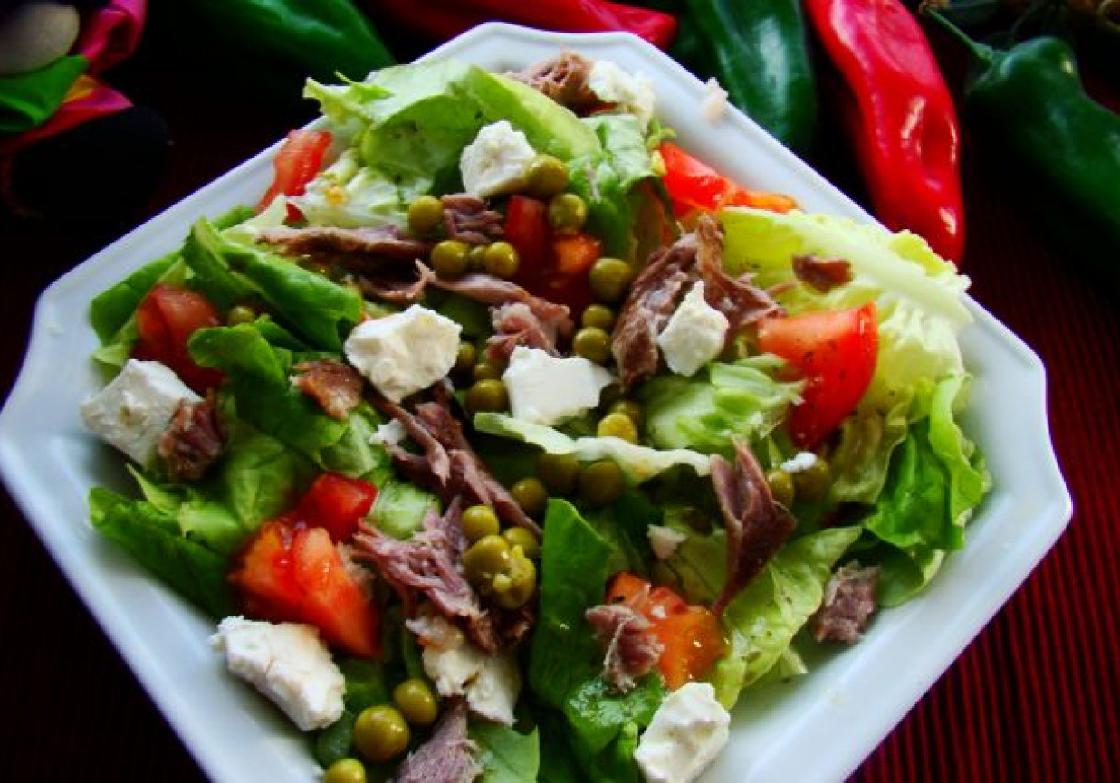 Sałata z kaczką foto