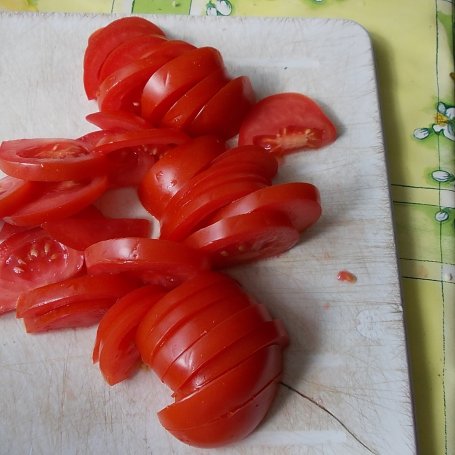 Krok 2 - sałata z pomidorami foto