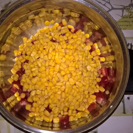 Krok 2 - Sałatka curry z kurczakiem i ryżem foto