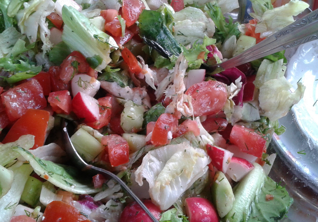Sałatka do grilla foto