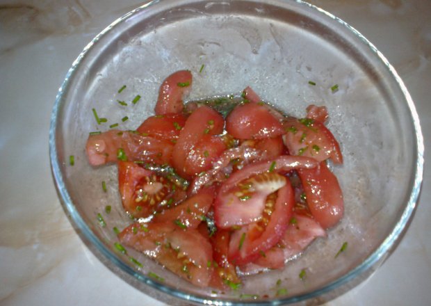 Fotografia przedstawiająca Sałatka fit z pomidorów