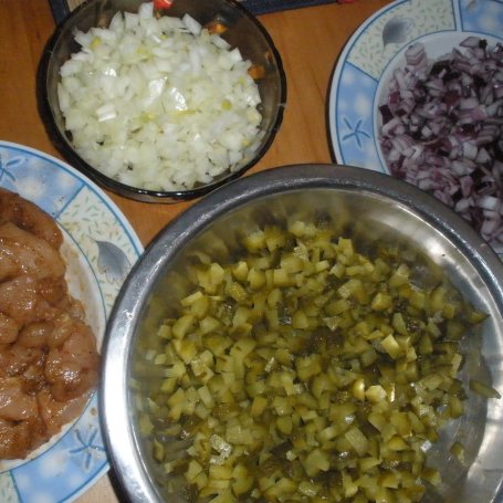 Krok 1 - Sałatka Gyros foto
