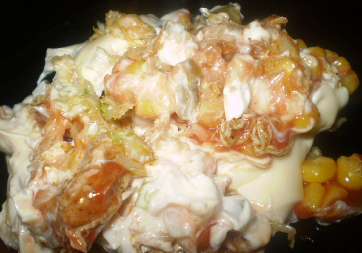 sałatka gyros foto
