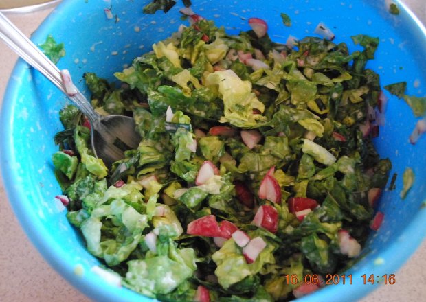 Fotografia przedstawiająca salatka obiadowa 2