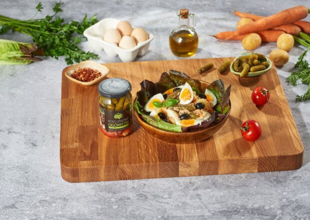 Fotografia przedstawiająca Sałatka Oliver - hiszpańska sałatka z tuńczykiem, DS XXIII, odc. 38