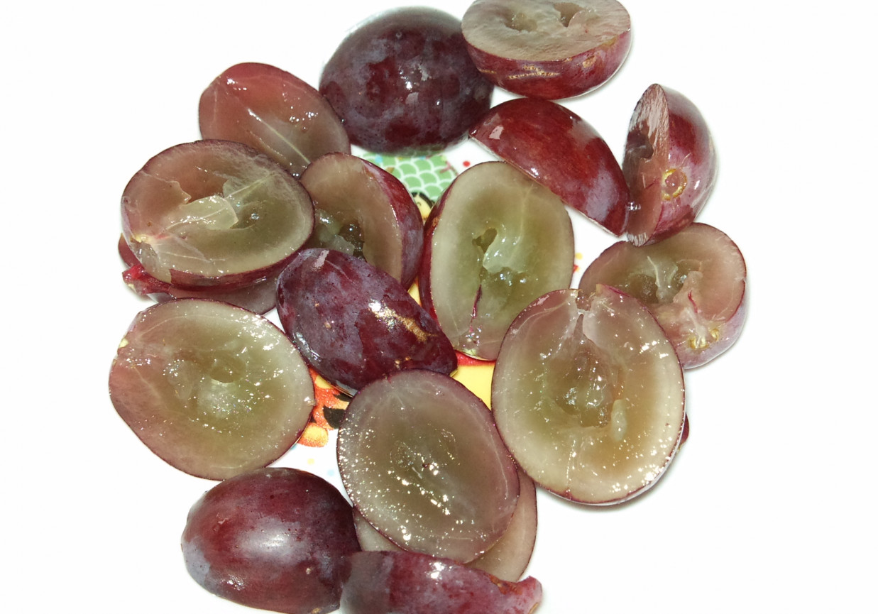 Sałatka owocowa z syropem klonowym foto
