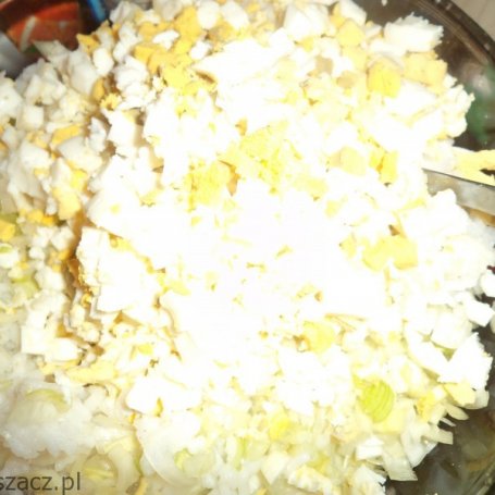 Krok 2 - Sałatka porowa z ryżem i kukurydzą foto