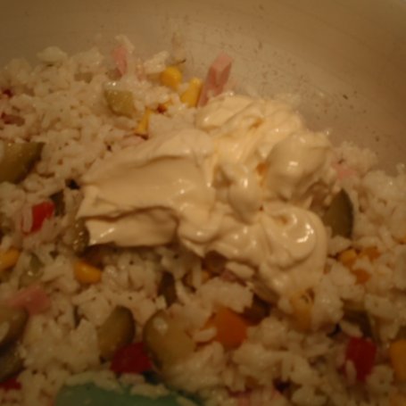 Krok 6 - Sałatka  ryżowa z mandarynką foto