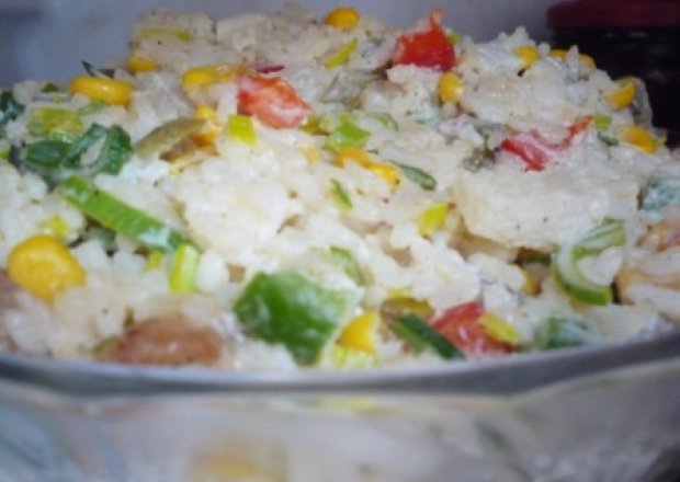 Fotografia przedstawiająca sałatka ryżowa