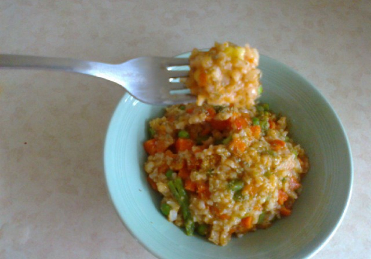 Sałatka ryżowo-warzywna foto