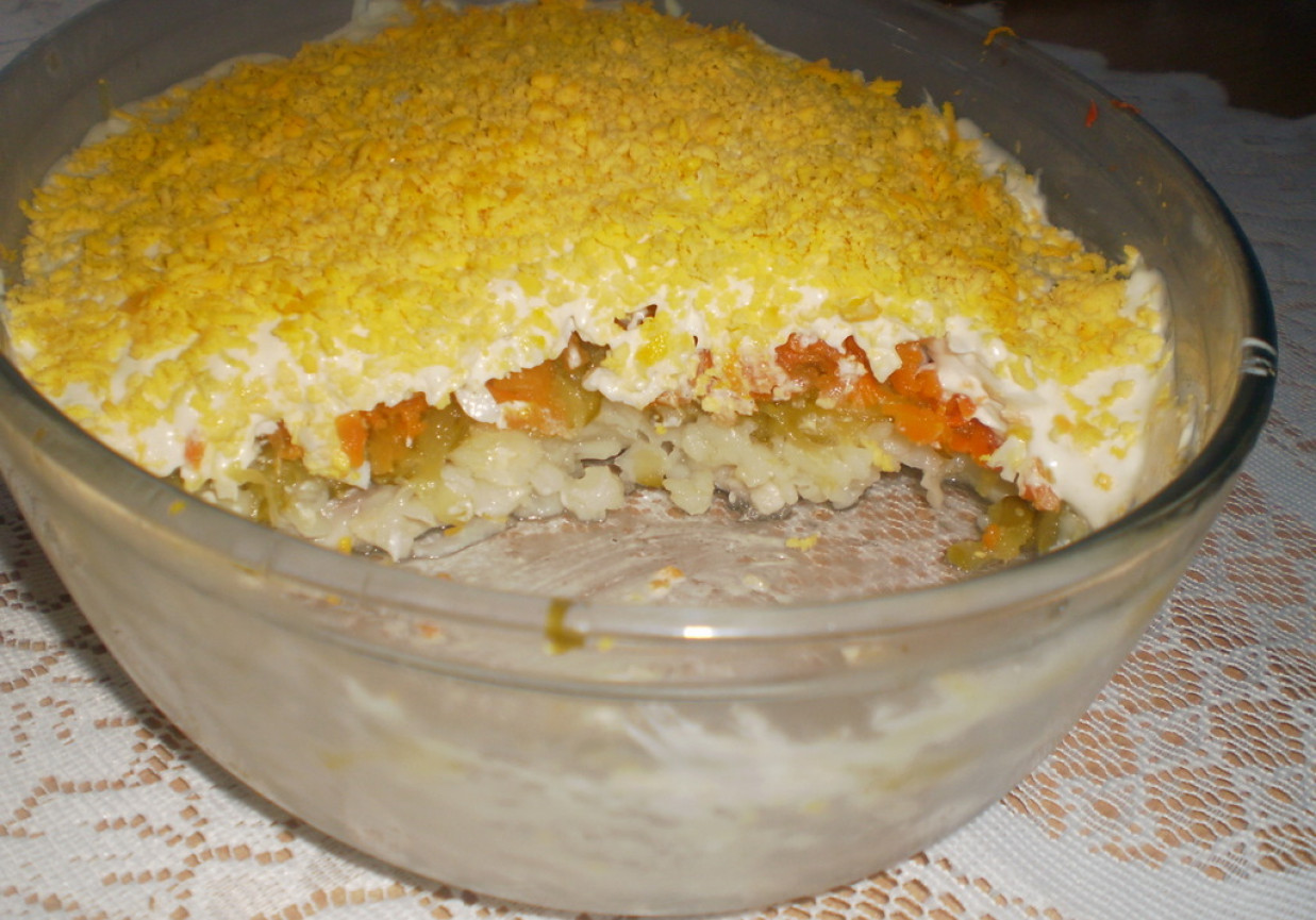 SAŁATKA ŚLEDZIOWA foto