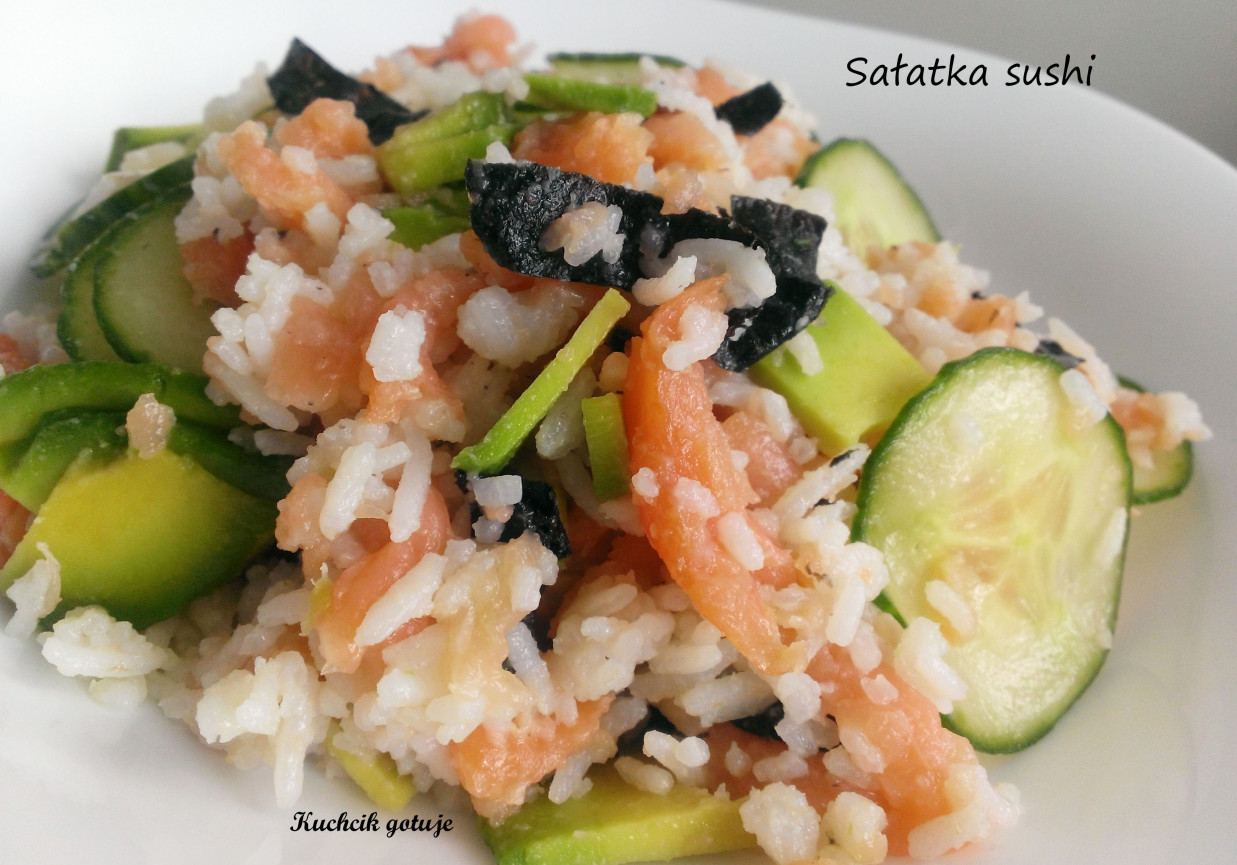 Sałatka sushi foto