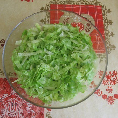 Krok 6 - Sałatka warstwowa gyros foto
