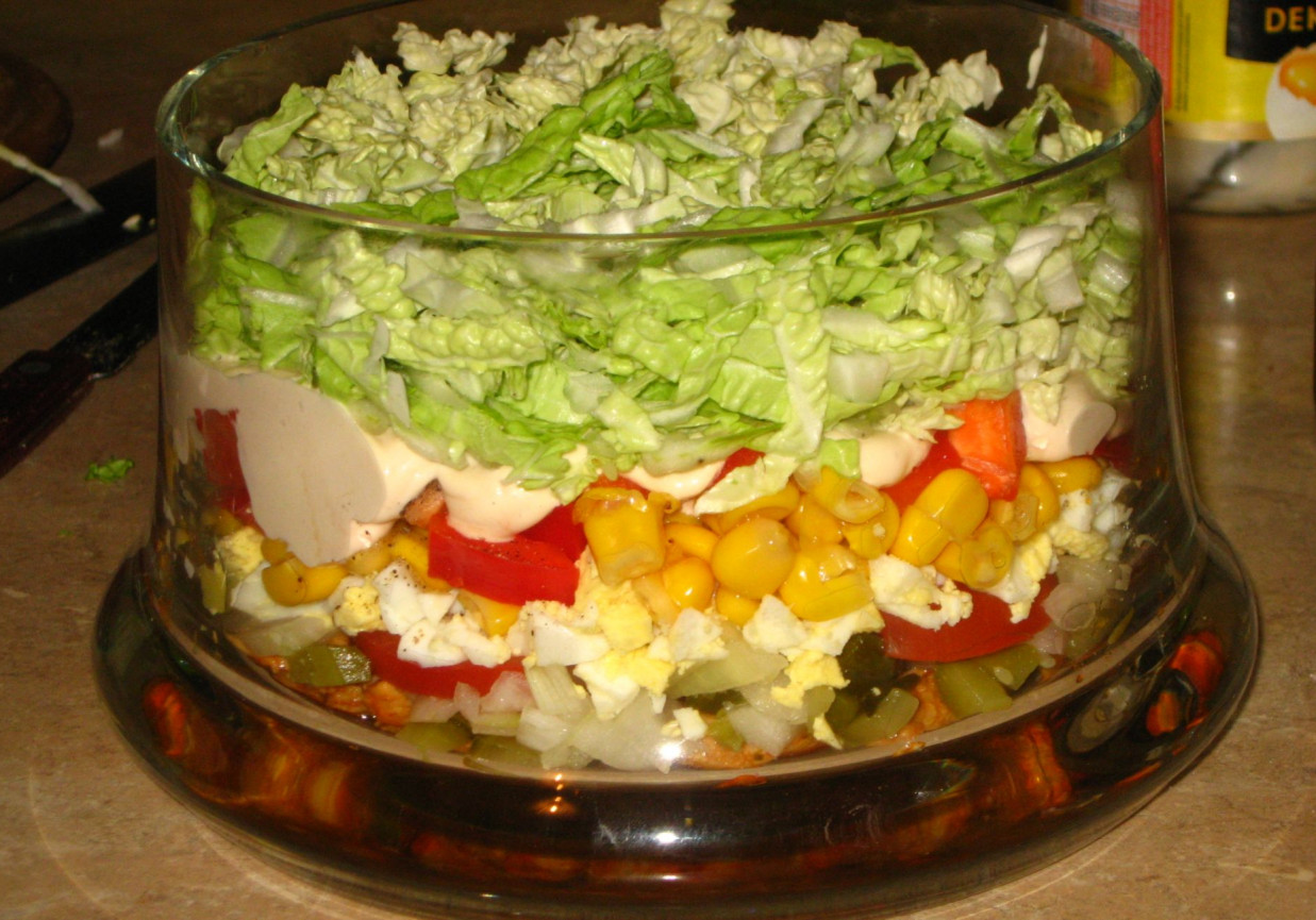 SAŁATKA WARSTWOWA foto