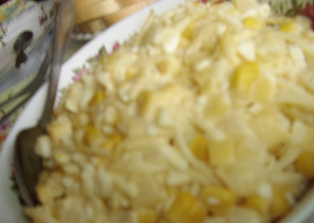 Fotografia przedstawiająca sałatka z ananasem