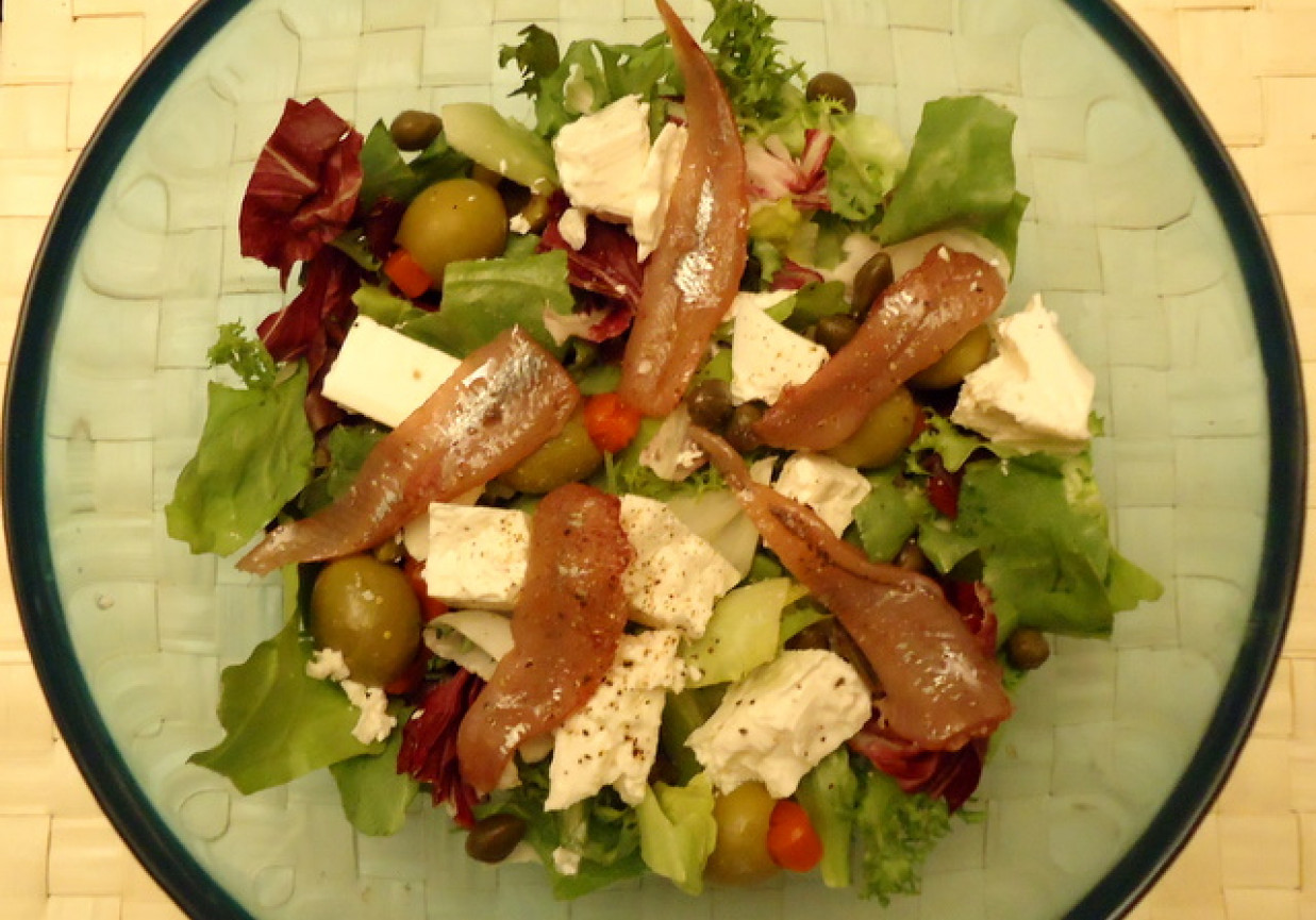 Sałatka z anchois DoradcaSmaku.pl