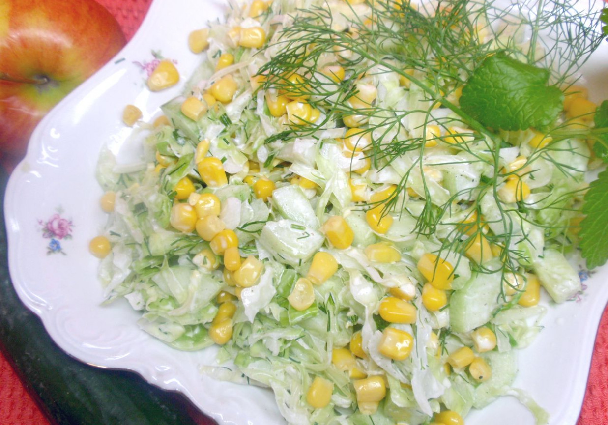 Sałatka z białej kapusty do grilla nr 1 foto