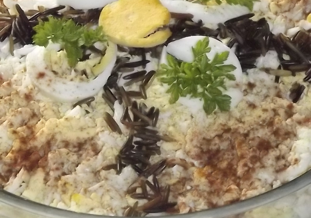 Sałatka z dzikim ryżem foto