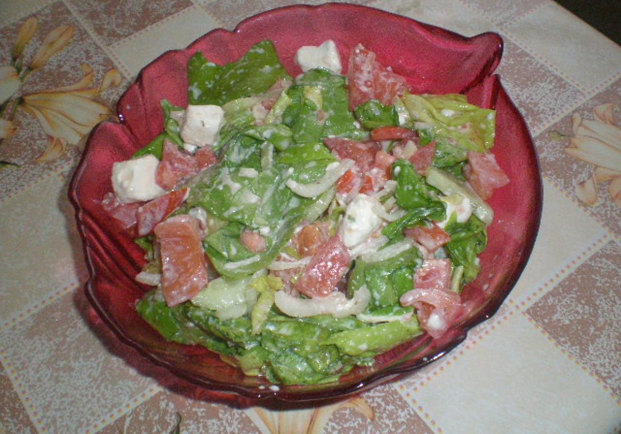 Sałatka z fetą foto