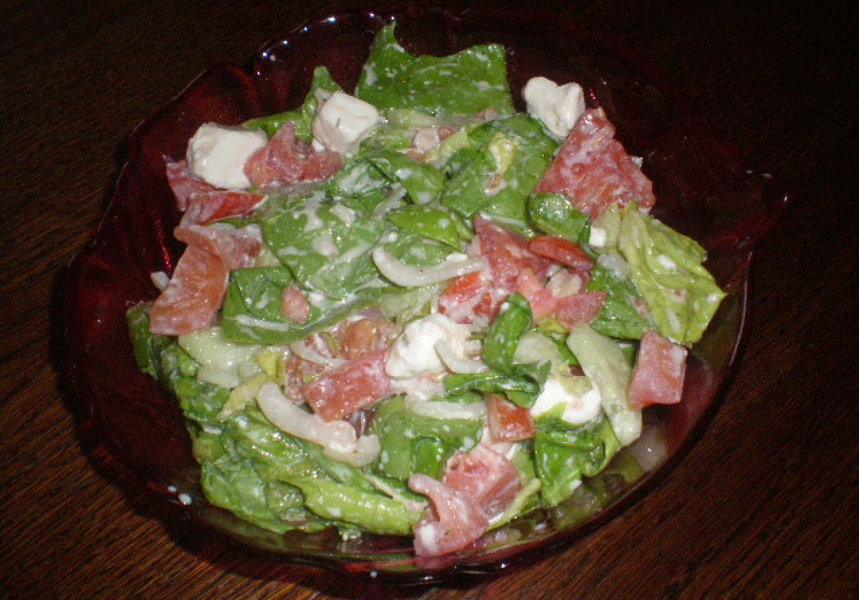 Sałatka z fetą foto