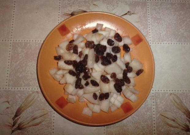 Fotografia przedstawiająca sałatka z gruszek