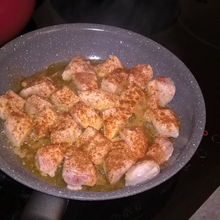 Krok 1 - Sałatka z kaszą jaglaną, kurczakiem i porem foto