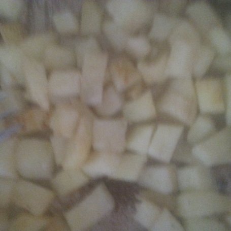 Krok 2 - Sałatka  z kaszy jaglanej , twarogu i prażonych jabłek foto