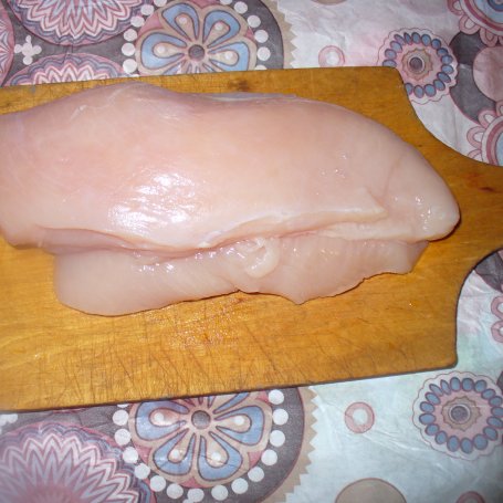 Krok 1 - Sałatka z kurczakiem gyros foto